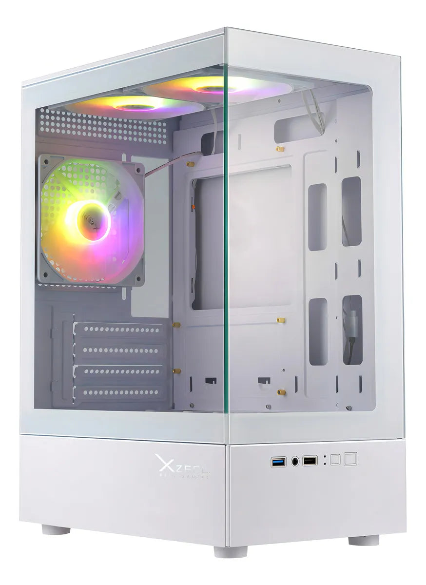 Gabinete XZEAL X-Zynergy- Micro ATX- Blanco