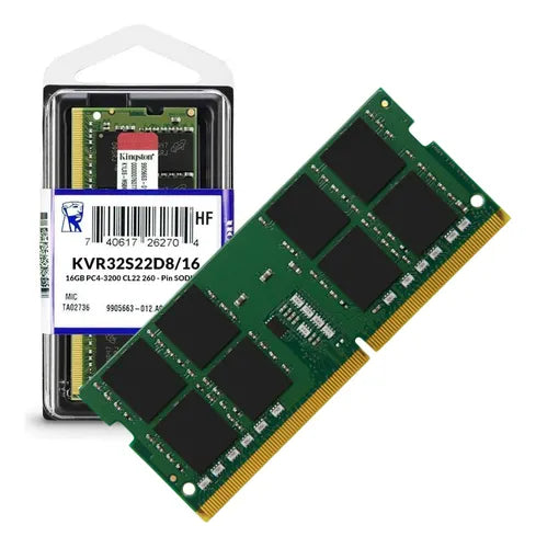 Memoria Sodimm DDR4 Kingston KVR32S22D8/16 16GB 3200Mhz