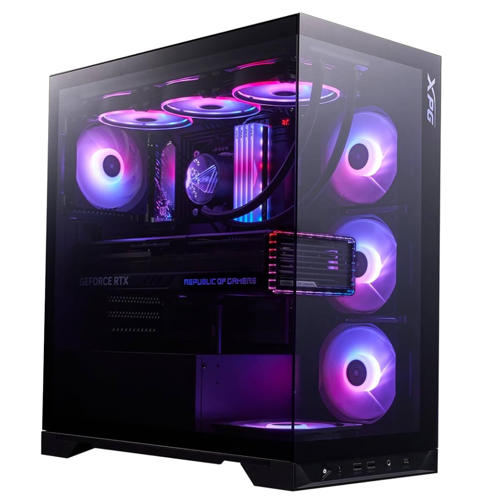 Gabinete ADATA XPG Invader X BTF | ATX | Incluye 5 Ventiladores | Negro