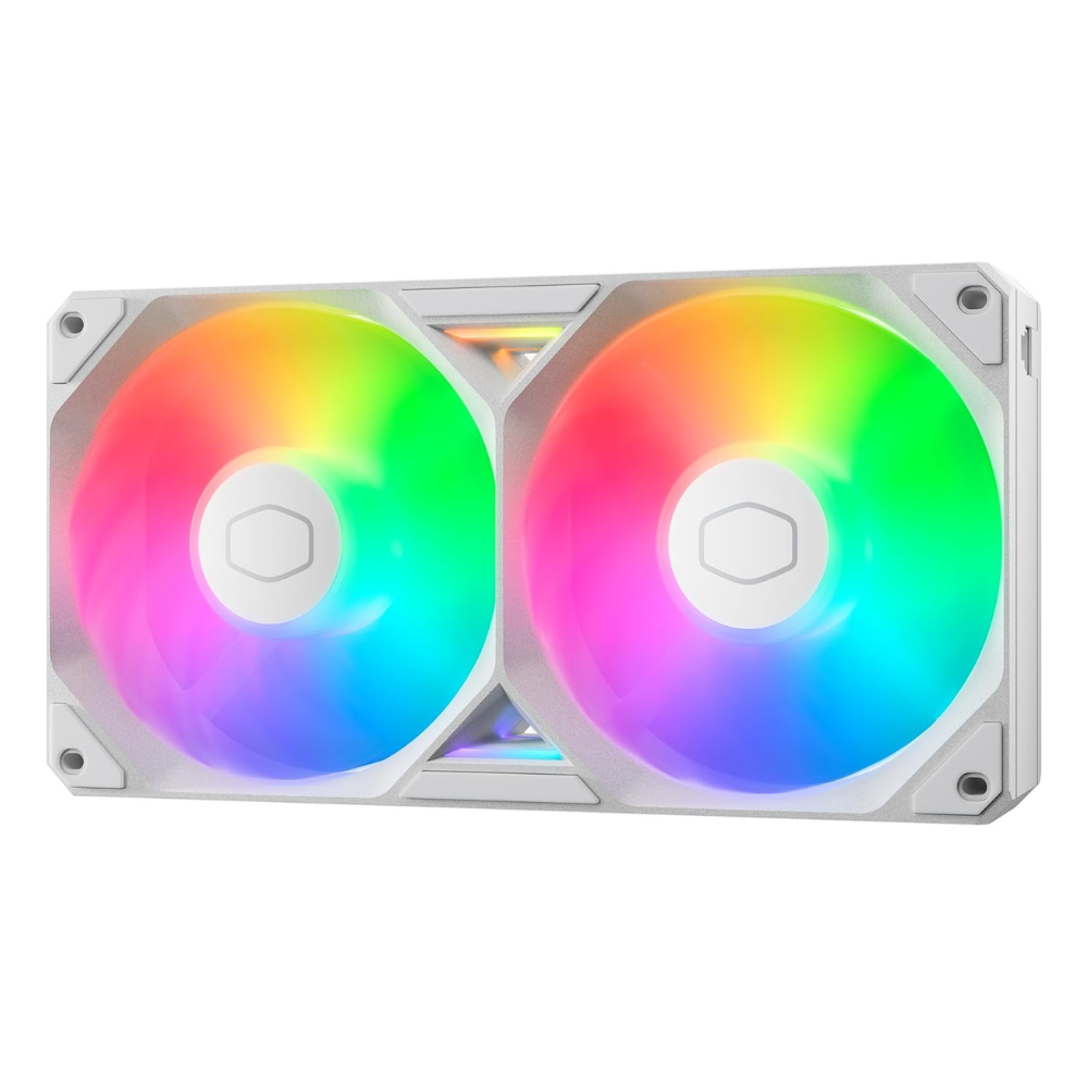 Kit de Ventiladores Cooler Master | Sickleflow Edge 240 | ARGB White Edition