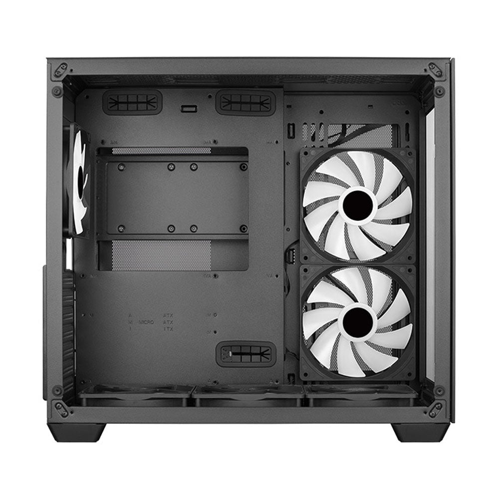 Gabinete Aerocool Dryft G-BK-V2 C/Cristal Templado RGB - ATX - Negro