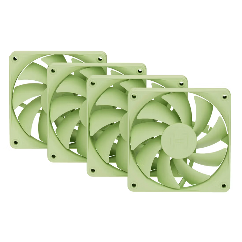 Kit de Ventiladores HYTE FA12 | 120MM | Matcha Milk/Verde
