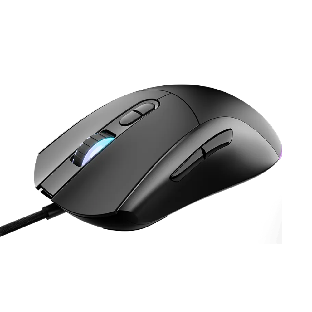 Mouse MSI Forge GM320, RGB, Sensor Optico, Negro.