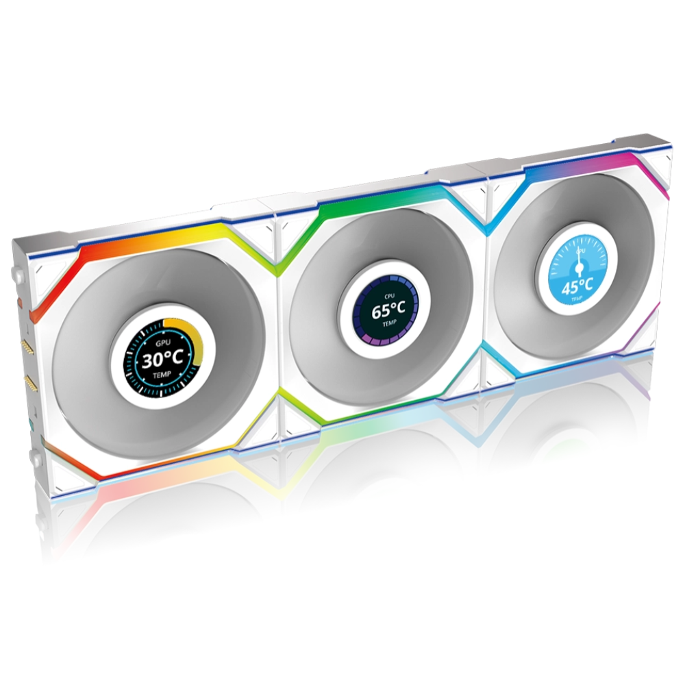 Kit de Ventiladores Lian Li Uni Fan Sl | 120mm Argb | 2000Rpm | Blanco