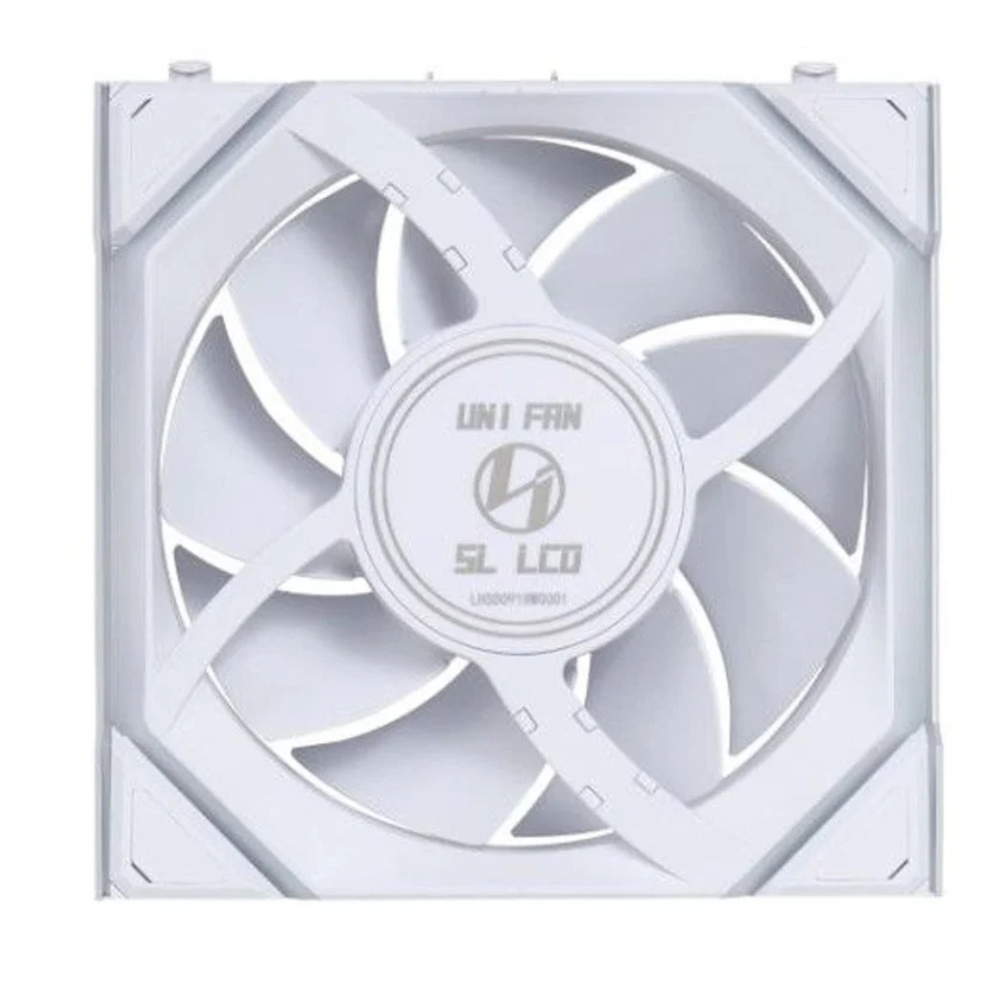 Ventilador Lian Li Uni Fan Sl | White Wireless Led Y LCD | 120mm Argb