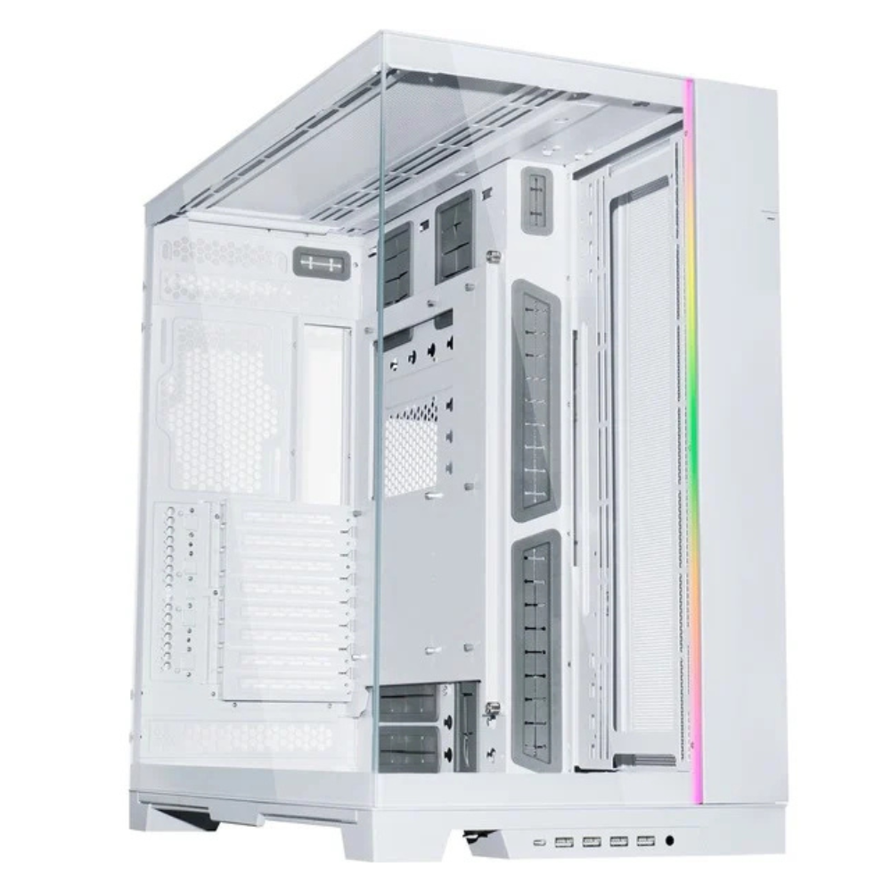 Gabinete Lian Li Dinámico Evo Xl Rgb | Crist Temp Eatx | Blanco