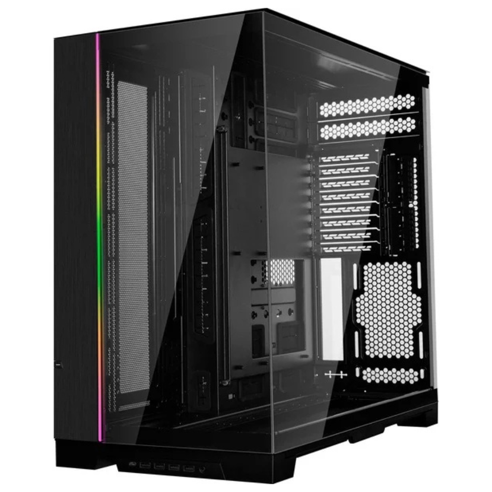 Gabinete Lian Li Dinámico Evo XL RGB | Cristal Temp EATX | Negro