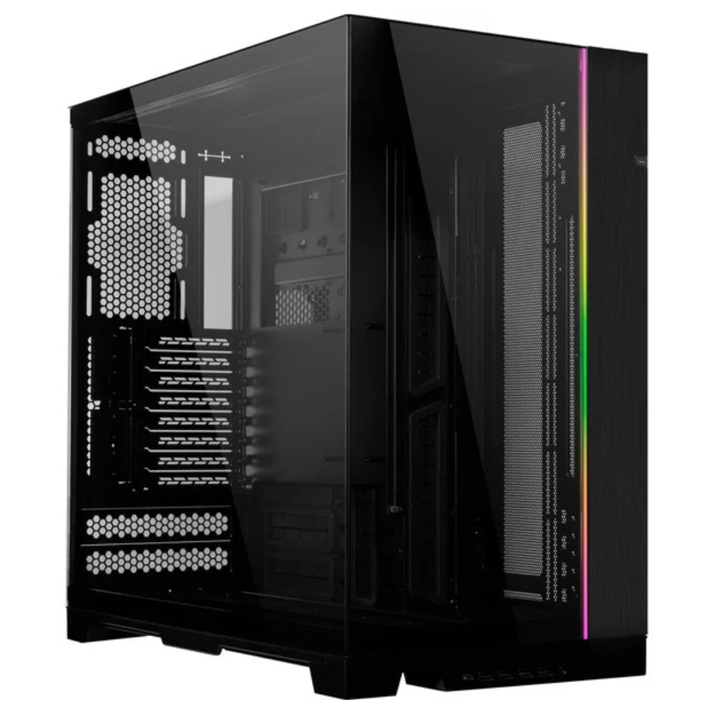 Gabinete Lian Li Dinámico Evo XL RGB | Cristal Temp EATX | Negro
