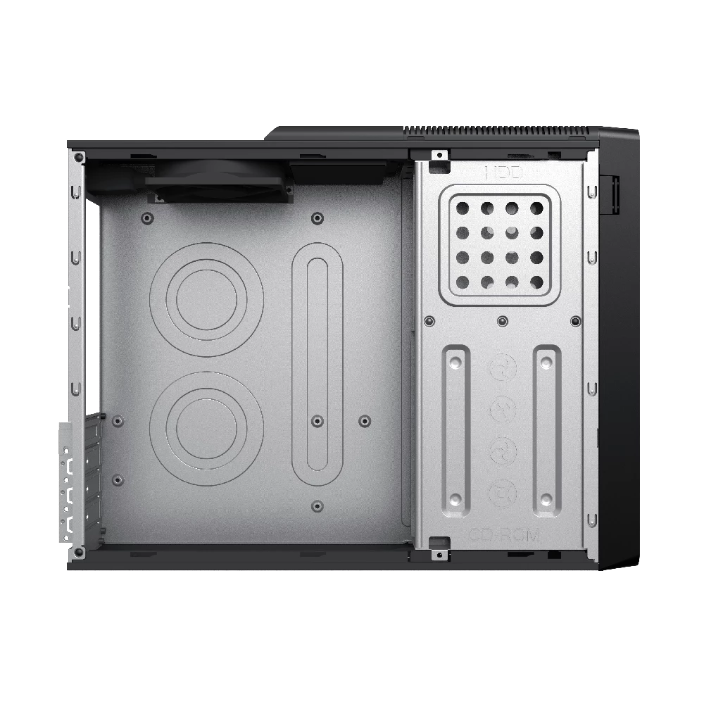 Gabinete Acteck  Bern GS460, Slim | Micro ATX, Fuente SFX 500W, Negro