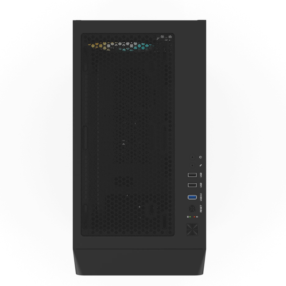 Gabinete Gigabyte C103, Micro ATX, Incluye Fuente 650W Gold y 1 ventilador, Negro
