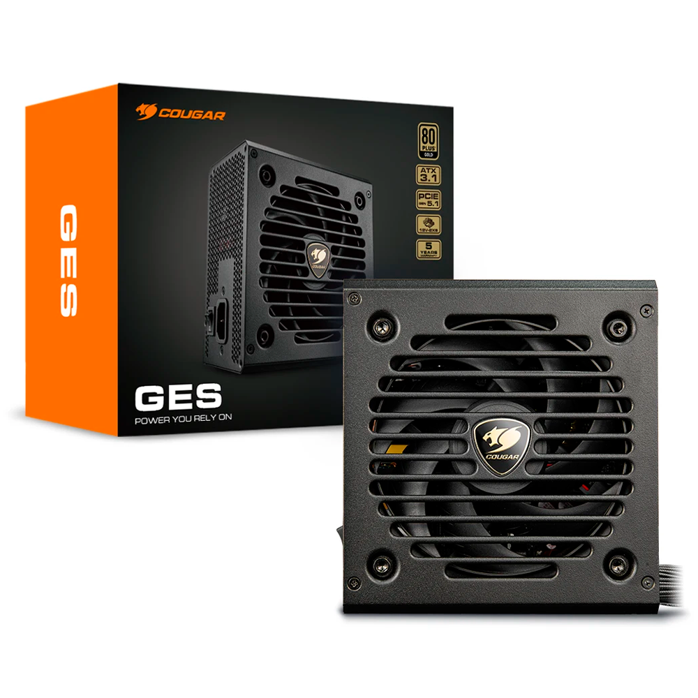 Fuente De Poder Cougar GES 850, 850W, 80 Plus Gold, Negro