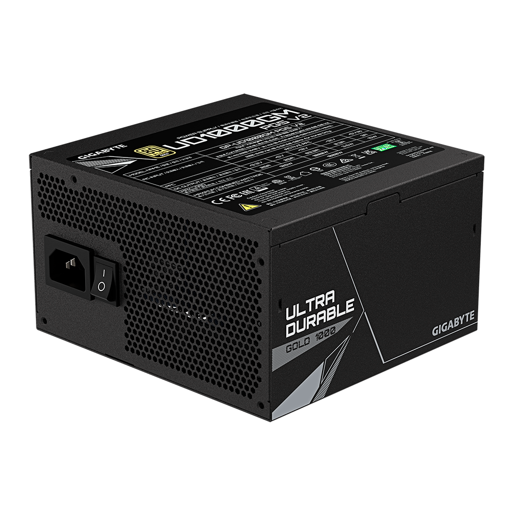 Fuente De Poder Gigabyte 1000W | Modular | Ultra Durable | 80 Plus Gold