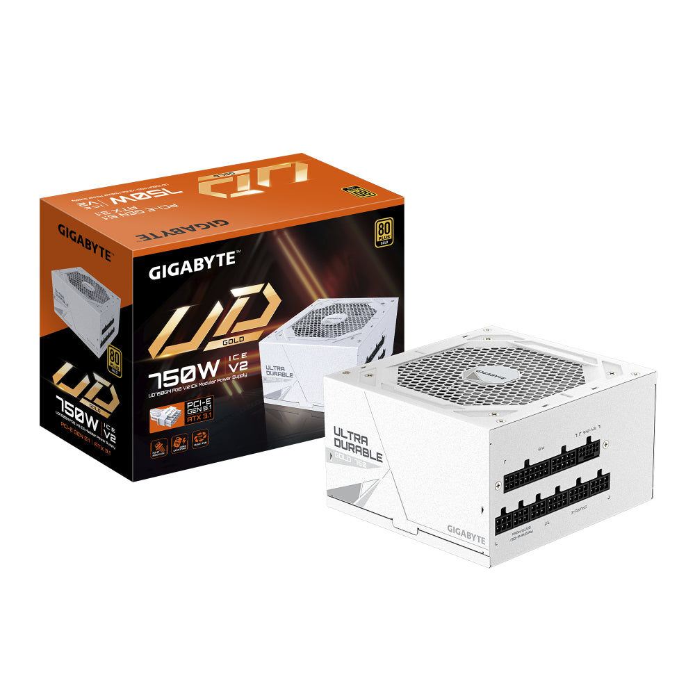 Fuente De Poder Gigabyte PG5 ICE 750W, 80 Plus Gold, Blanco