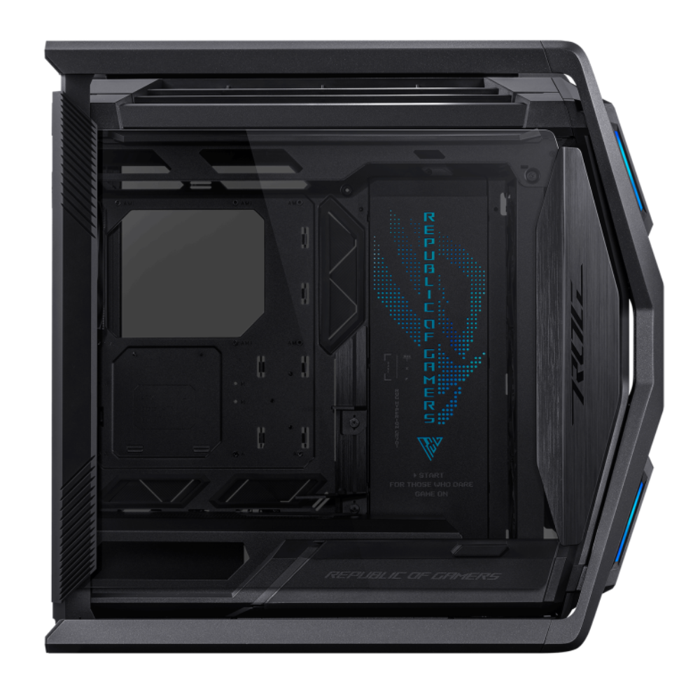 Gabinete Asus GR701 Rog Hyperion, Media Torre, Malla, Negro.