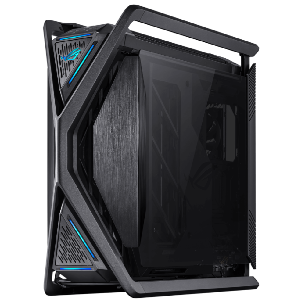 Gabinete Asus GR701 Rog Hyperion, Media Torre, Malla, Negro.