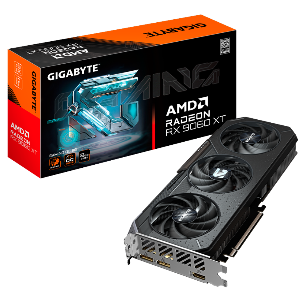 Tarjeta De Video Gigabyte RX 9060 XT Gaming OC, 8GB GDDR6, PCIE 5.0, HDMI