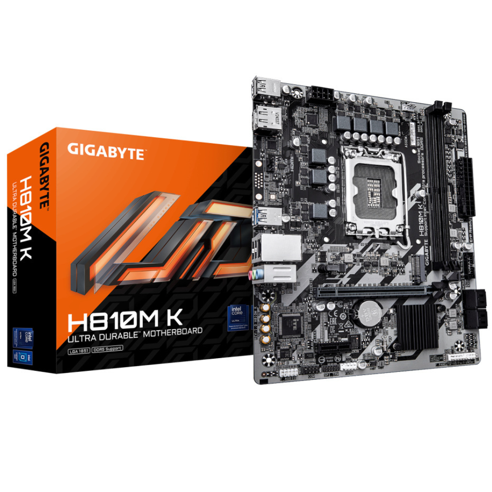 Tarjeta Madre Gigabyte H810M K | Socket 1851 | 6400MHz | Micro ATX