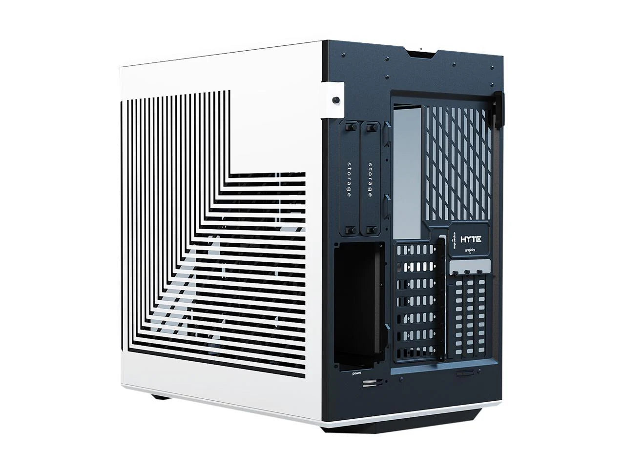 Gabinete HYTE Y60 Modern Aesthetic Case- ATX- Blanco/Negro