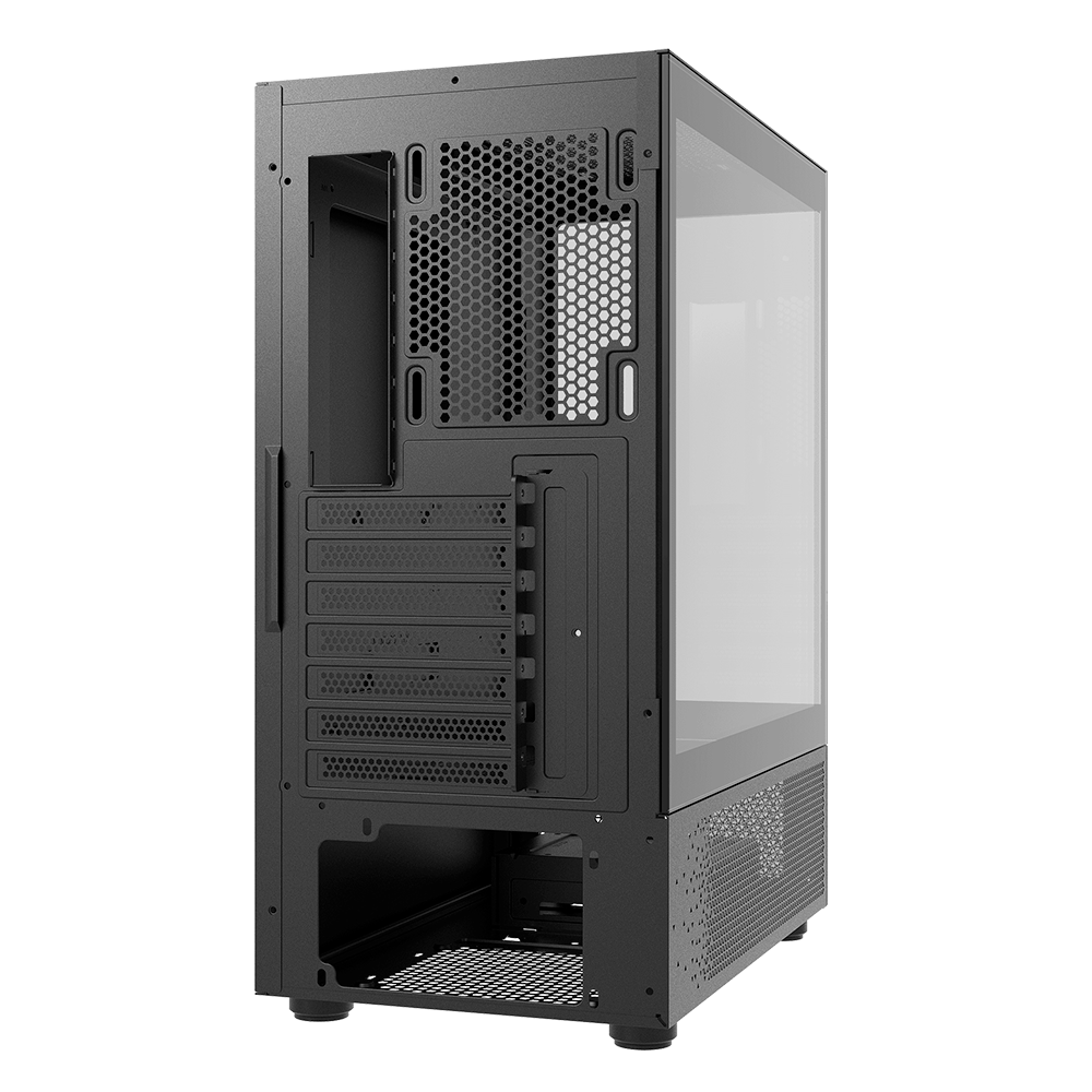 Gabinete XPG Invaderx Mini, ATX/Micro-ATX, Incluye 5 Ventiladores, Negro