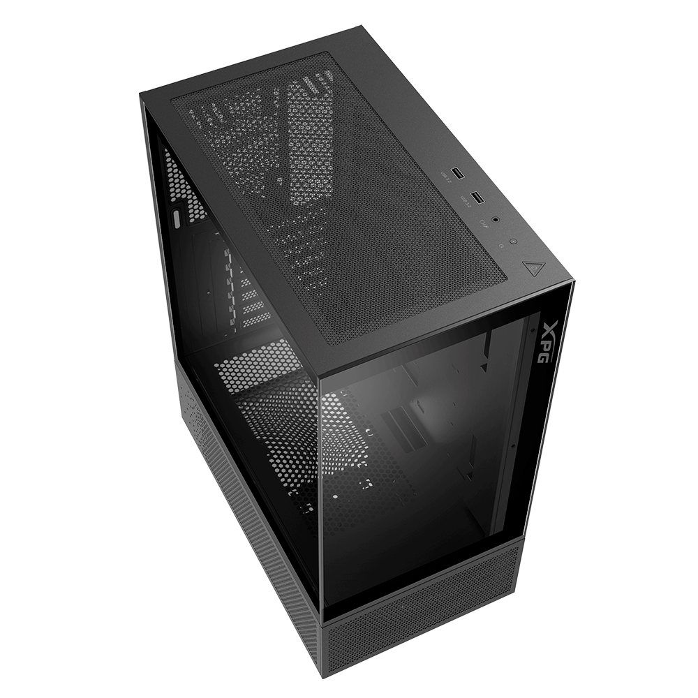 Gabinete XPG Invaderx Mini, ATX/Micro-ATX, Incluye 5 Ventiladores, Negro