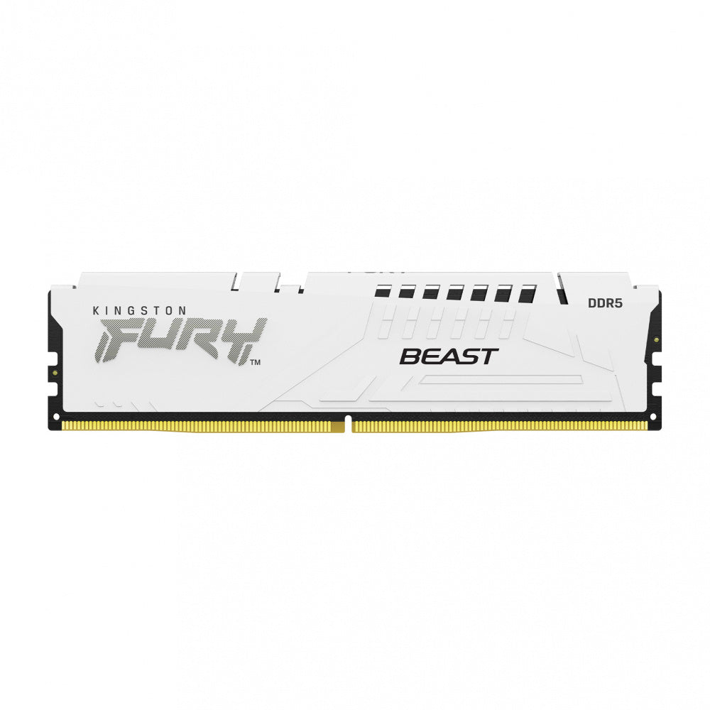 Memoria RAM Kingston Fury Beast Blanco XMP, 64GB (2X8GB), DDR5, 5200MT/s