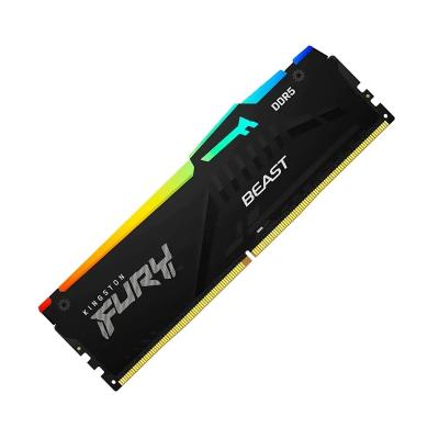 Memoria RAM Kingston FURY Beast Black RGB 32GB, DDR5, 4800MHz, CL32, Negro