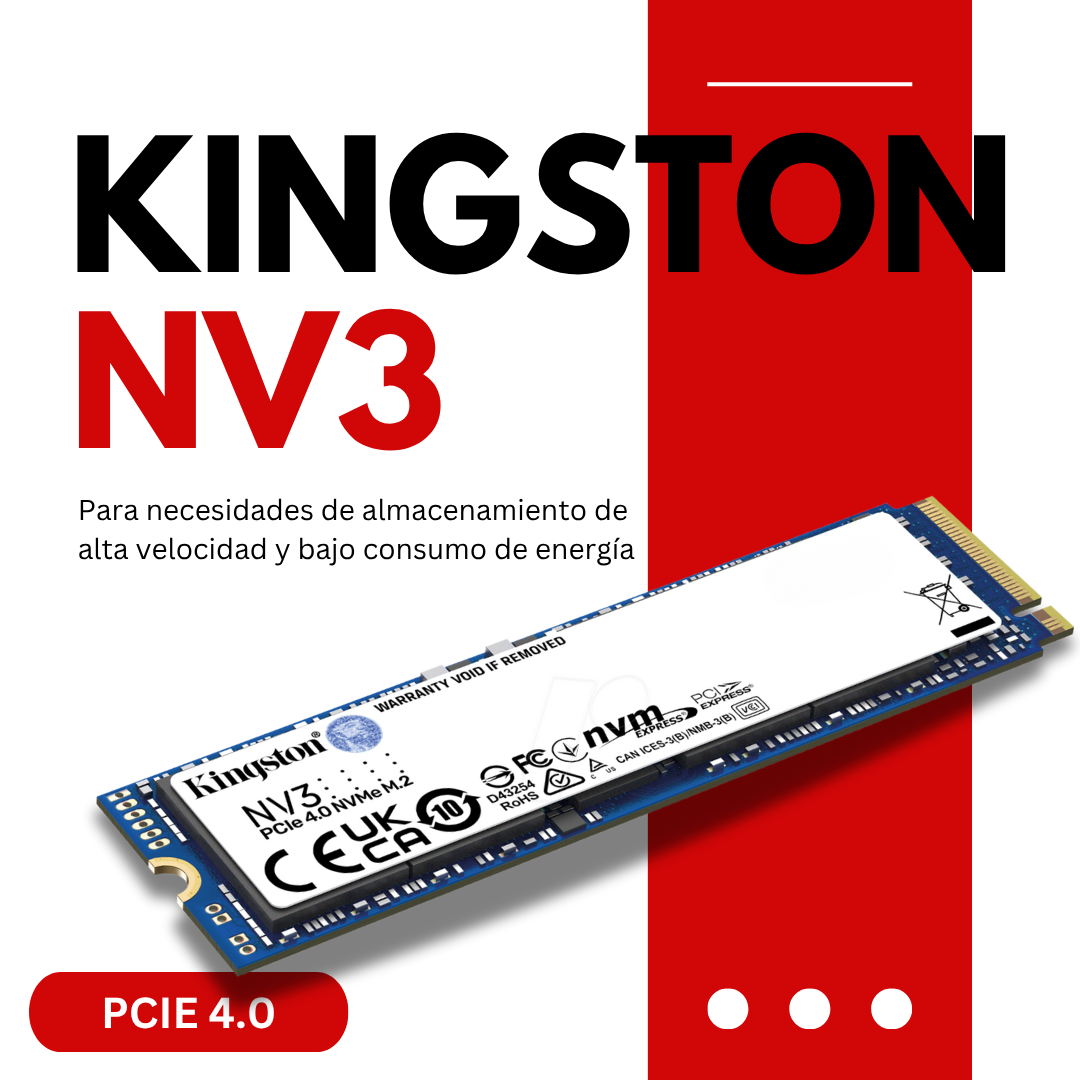 SSD M.2 NVME Kingston NV3 1TB PCIe