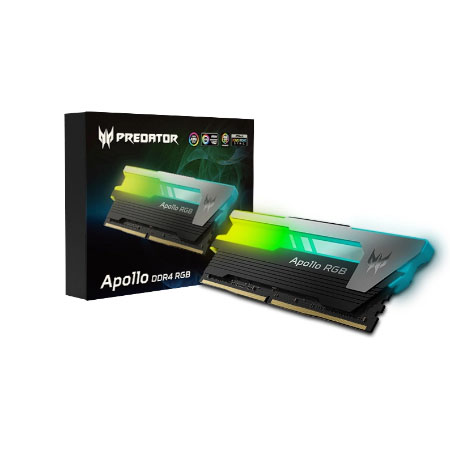 Kit Memoria RAM Acer Predator Apollo RGB DDR4 - 3200MHz - 32GB - 2 x 16GB
