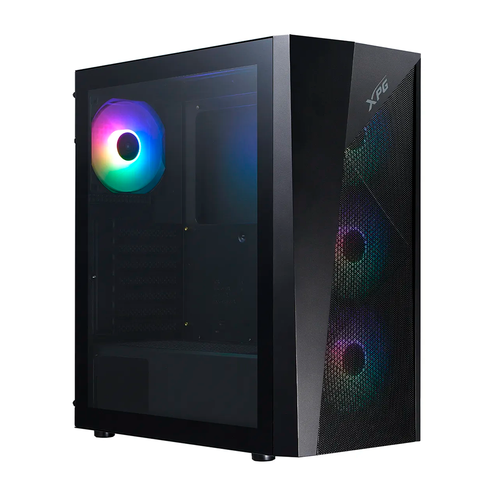 Gabinete XPG LANDER 500, ATX/Micro-ATX/Mini-ITX, Incluye 4 Ventiladores, Negro
