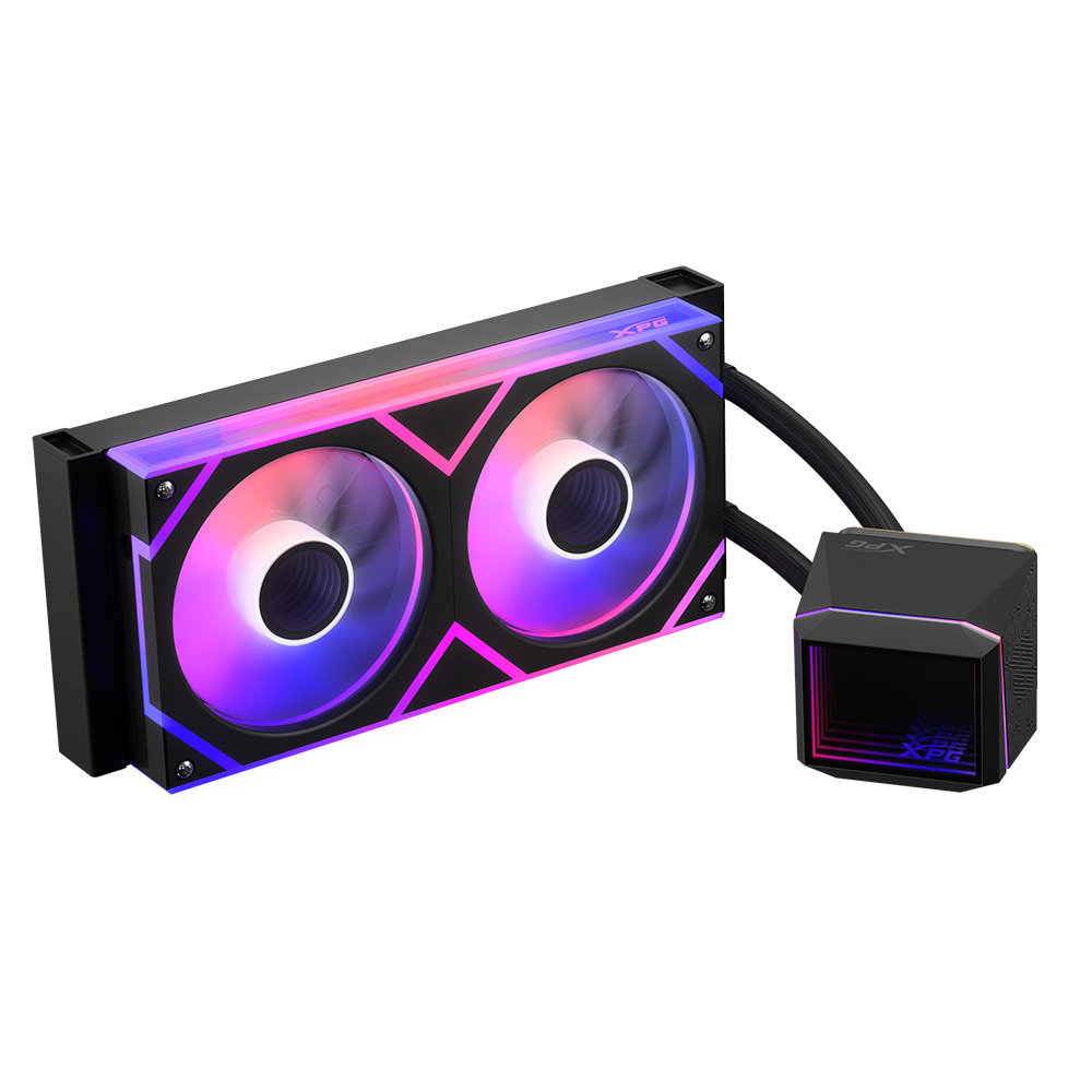 Enfriamiento Liquido Adata XPG Levante II PMW, 2x 120mm, hasta 2000RPM, Negro