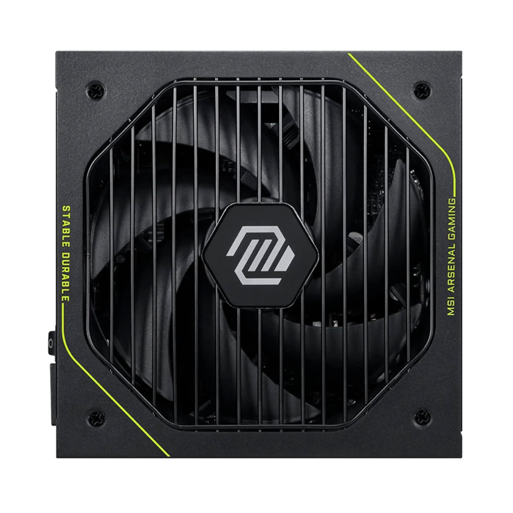 Fuente De Poder MSI Full Modular MAG A1000PLS PCIE5, 80Plus Platino, 1000W.