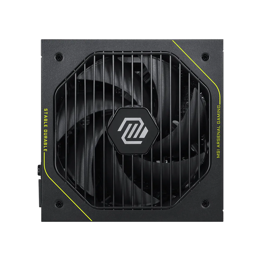 Fuente De Poder MSI Full Modular, 80Plus Platino, 1200W.