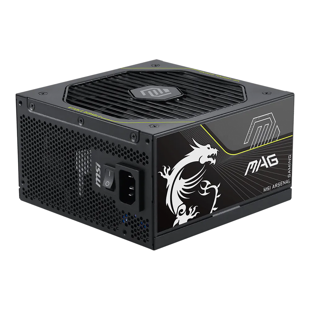 Fuente De Poder MSI Full Modular, 80Plus Platino, 1200W.