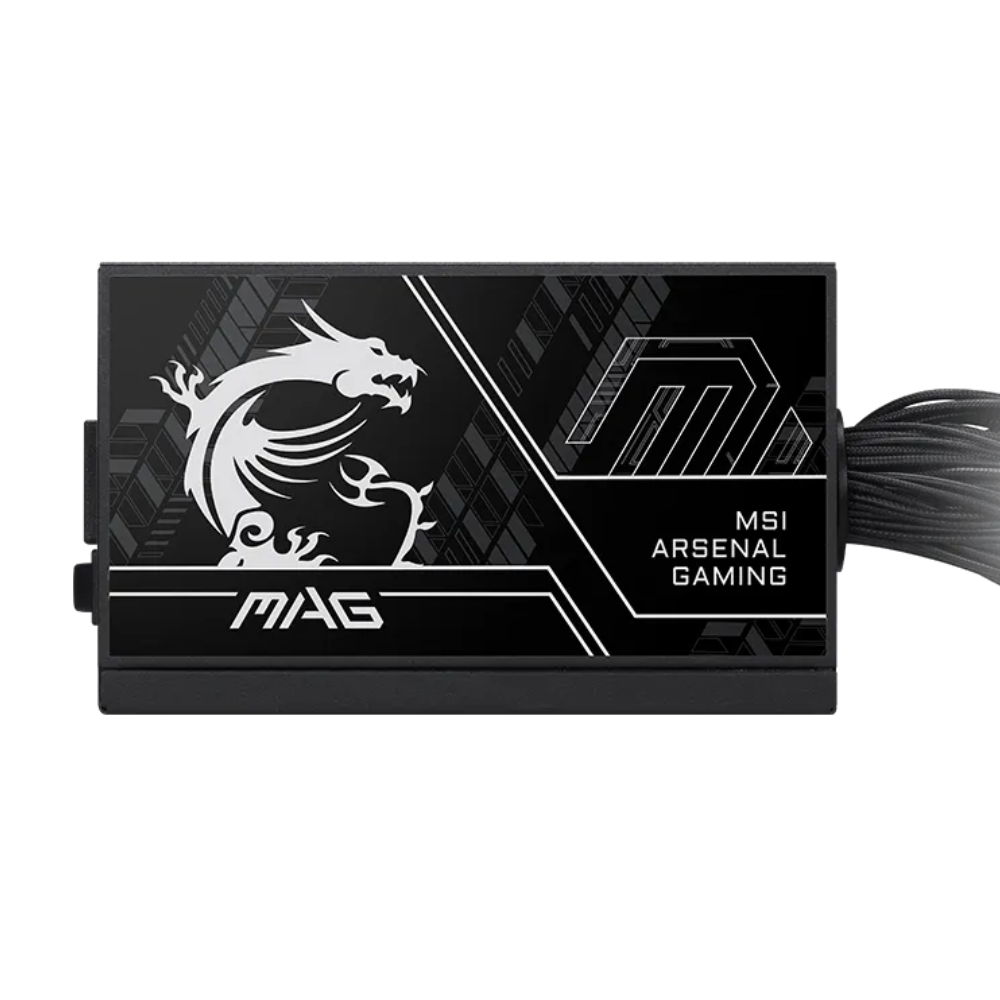 Fuente De Poder MSI Mag A750BN PCIE5 III, 80plus Bronze, 750W.