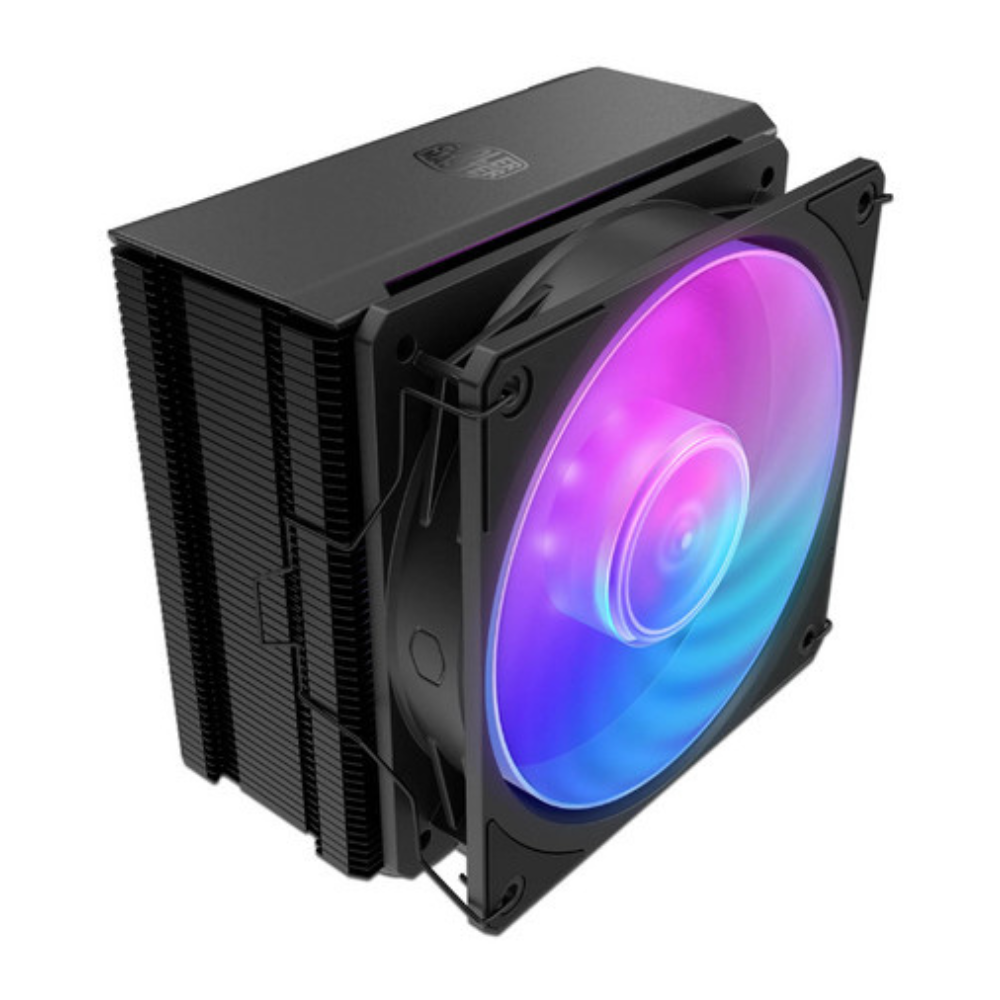 Disipador Cooler Master Hyper 212 3Dhp, RGB, Negro.