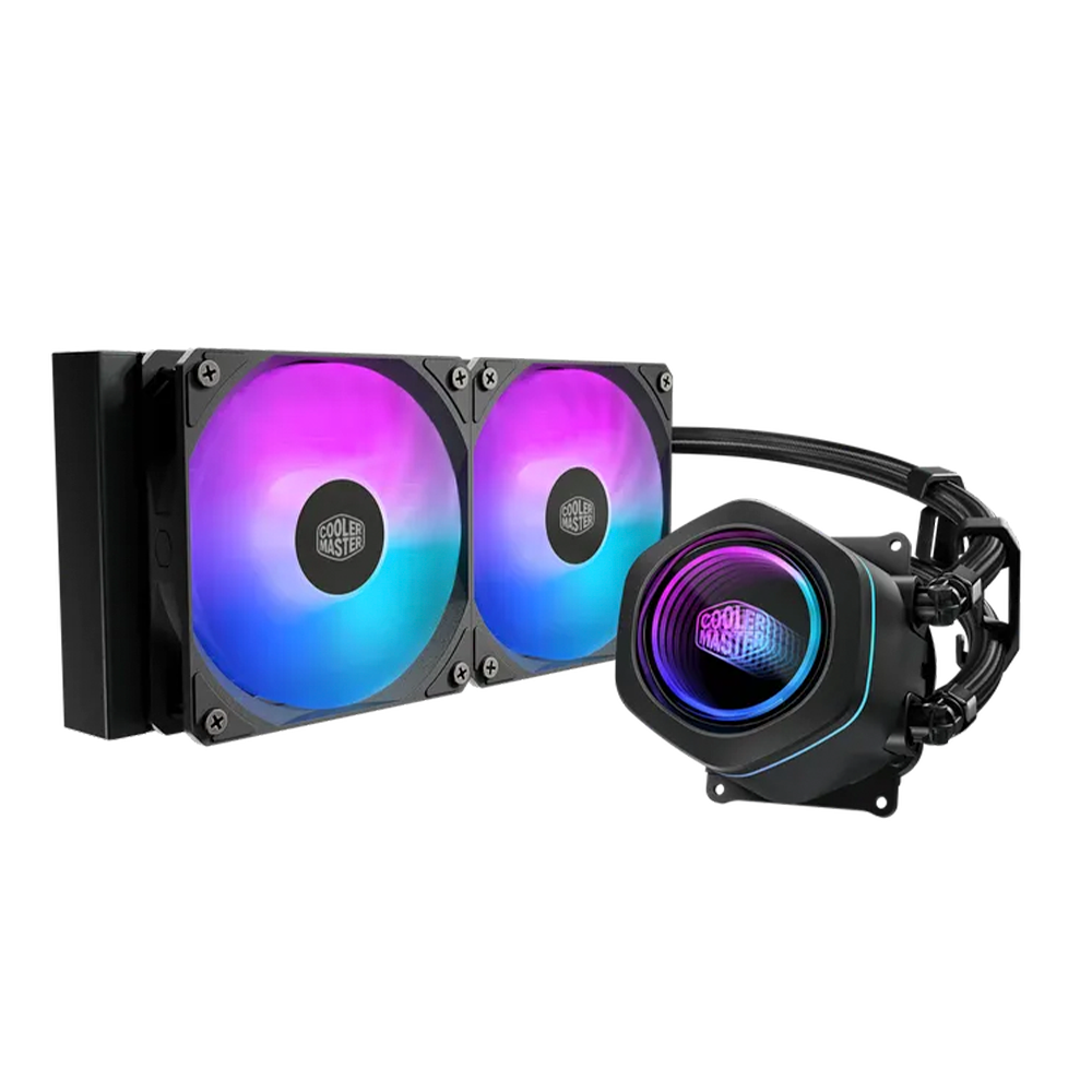 Enfriamiento Liquido Cooler Master Core Nex, 2x 120mm, hasta 1750RPM, Negro