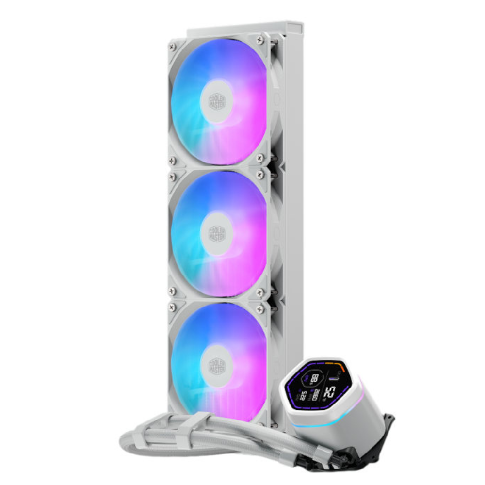 Enfriamiento Liquido Cooler Master Ml Core Nex Digital, 360mm, Blanco
