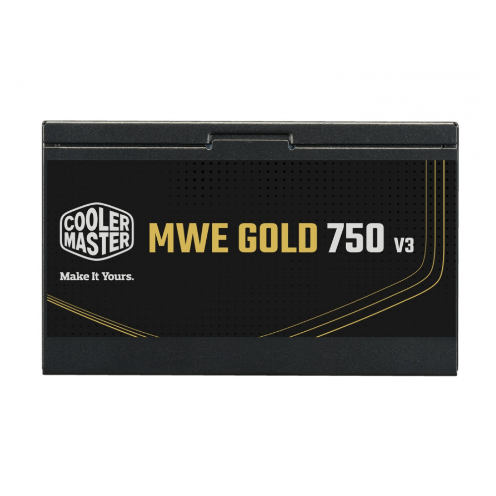 Fuente de Poder Cooler Master MWE GOLD 750W, 80 PLUS Gold, ATX.