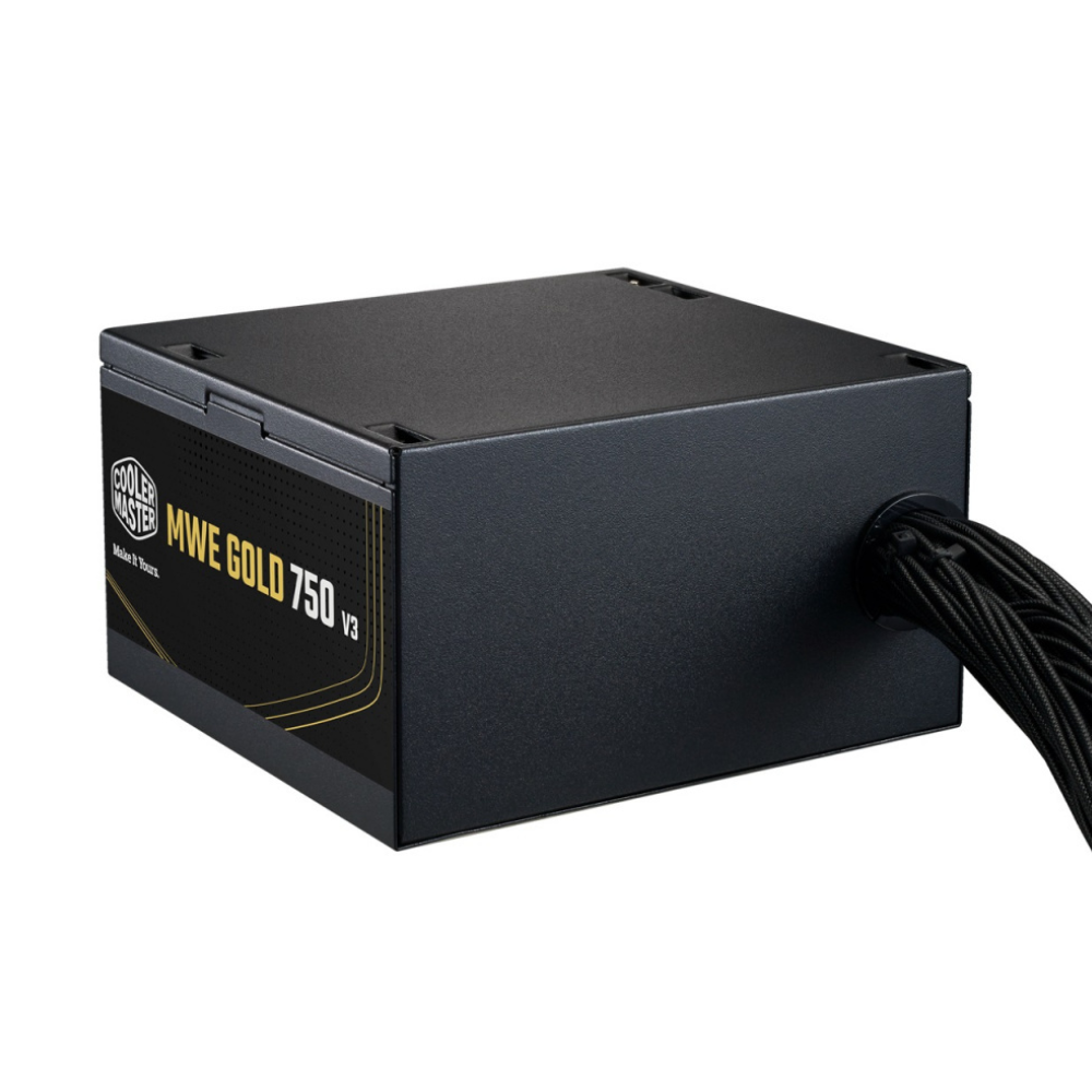 Fuente de Poder Cooler Master MWE GOLD 750W, 80 PLUS Gold, ATX.
