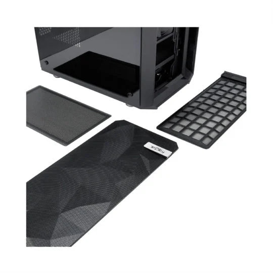 Gabinete Fractal Design Meshify C/Cristal Templado - ATX - Negro