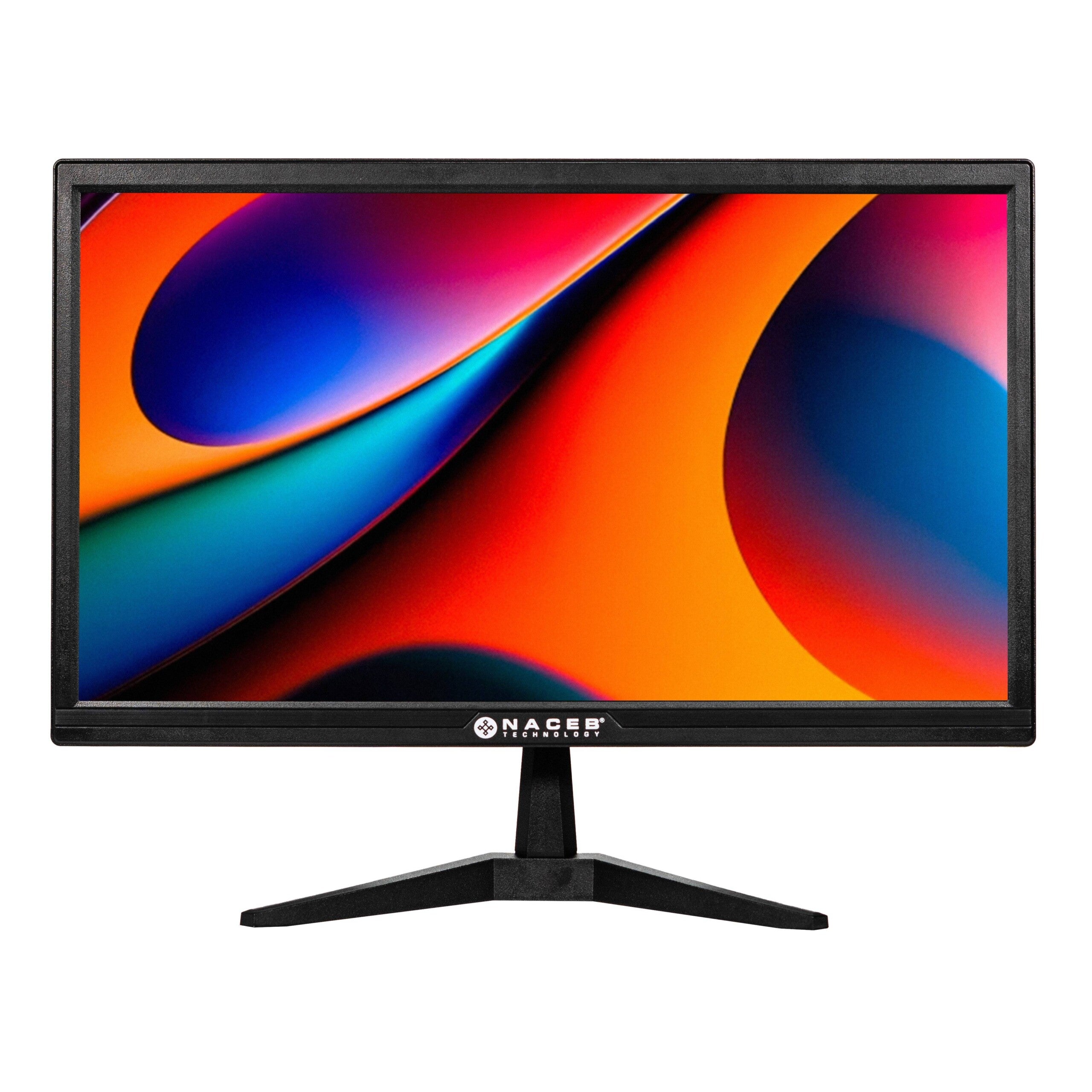 Monitor Led 19.5" Naceb, Hd 1600x900, 60hz, Panel VA, Negro
