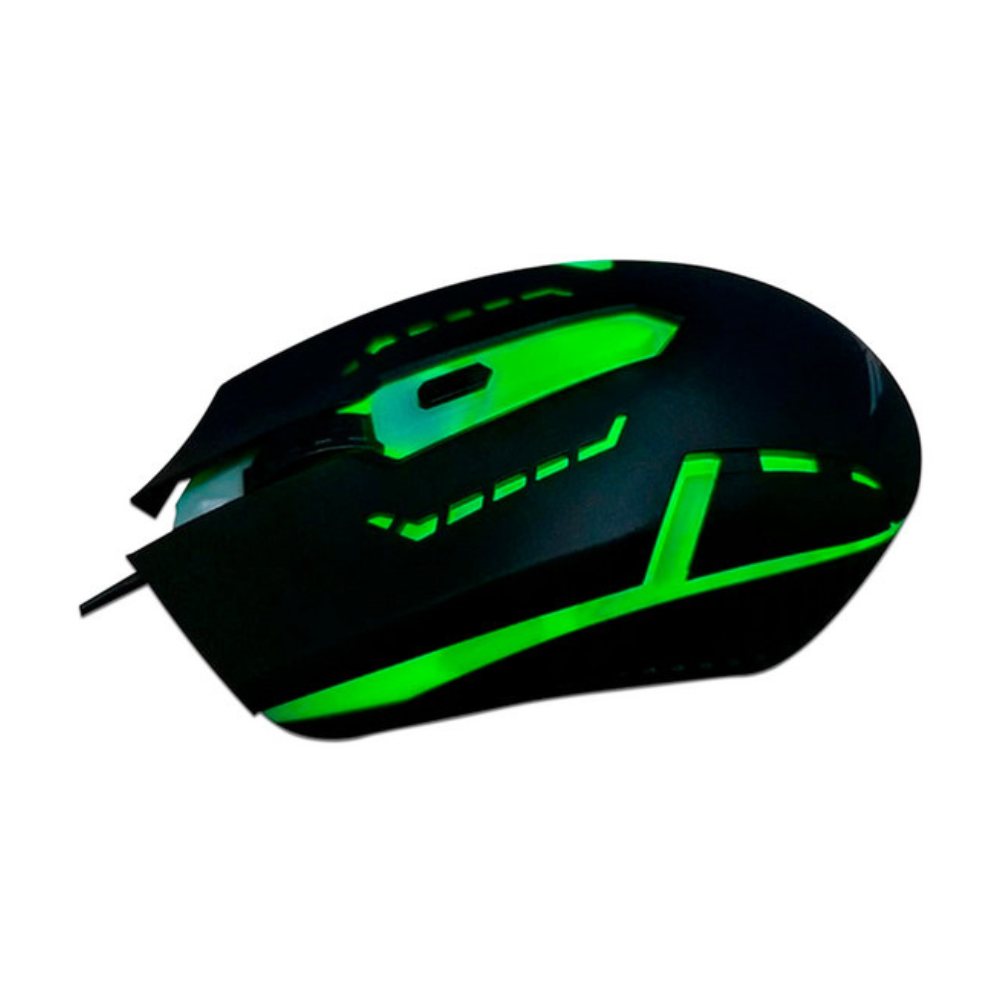 Kit Gamer de Teclado y Mouse Fallen, Alambrico, Negro