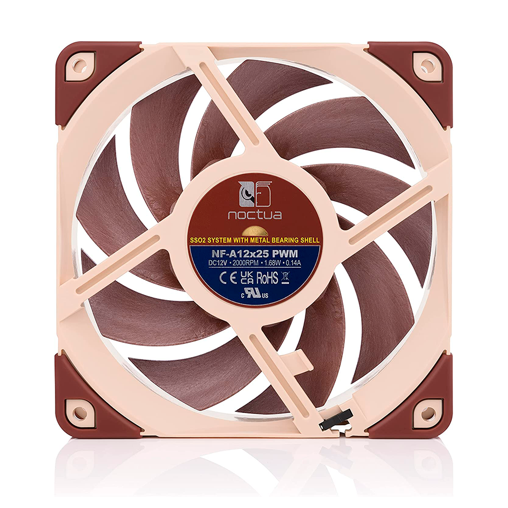 Noctua Ventilador NF-A12X25 PWM, 120mm, 2000RPM.