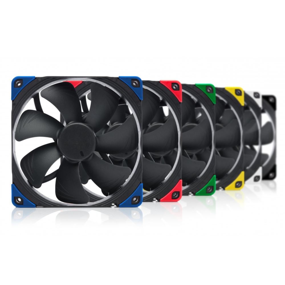 Ventilador Noctua NF- A14 PWM CHROMAX.BLACK.SWAP, 140mm, 1500RPM, Negro
