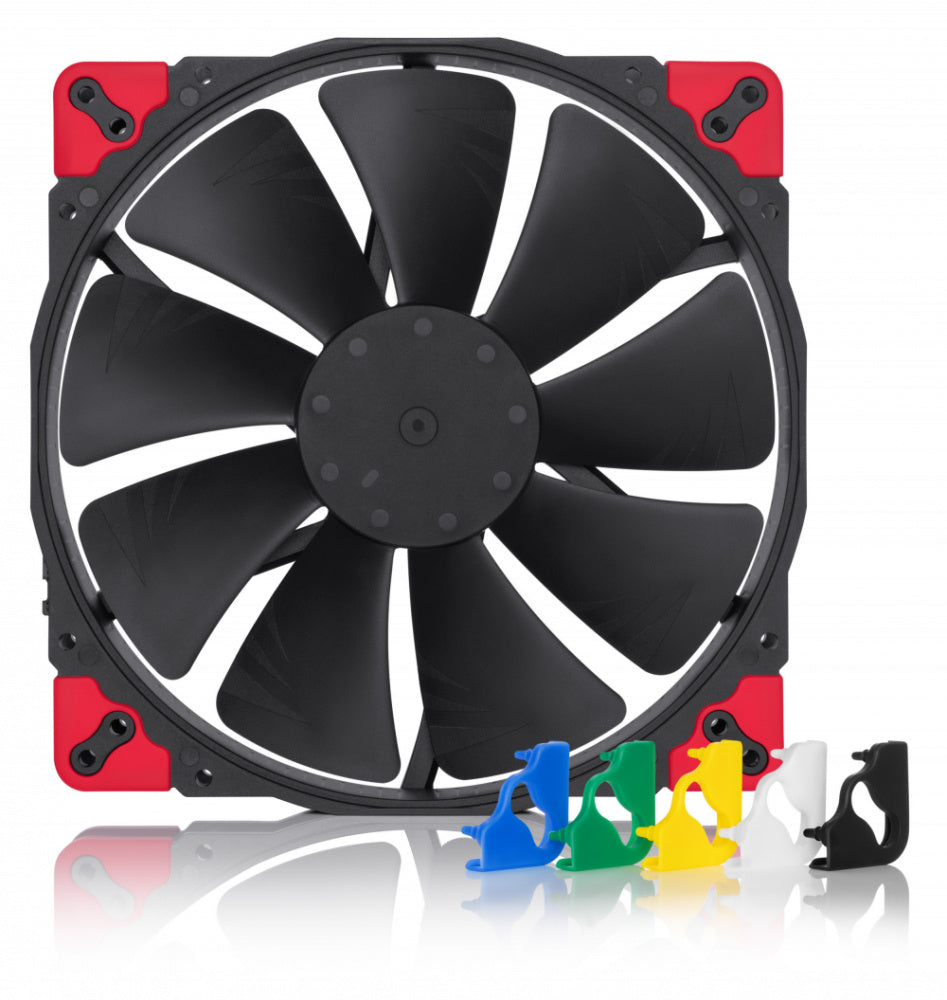 Ventilador Noctua NF- A20 PWM CH.BK.S, 200mm, 800RPM, Negro