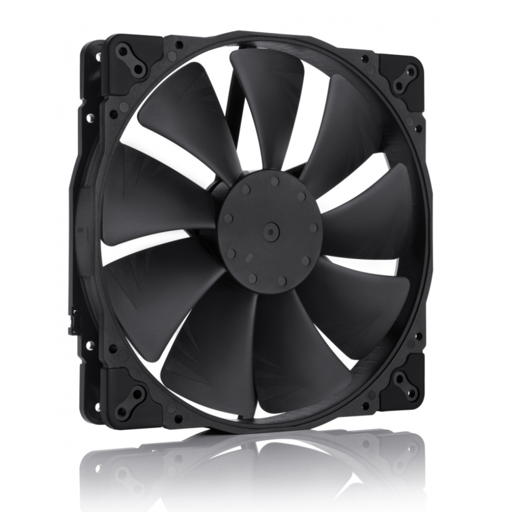 Ventilador Noctua NF- A20 PWM CH.BK.S, 200mm, 800RPM, Negro