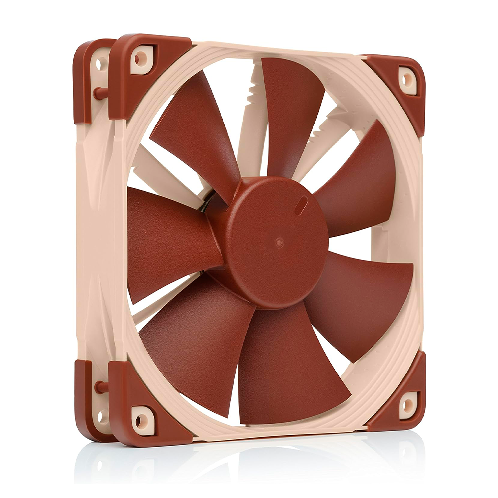 Ventilador Noctua NF-F12 PWM, 120mm, Marron