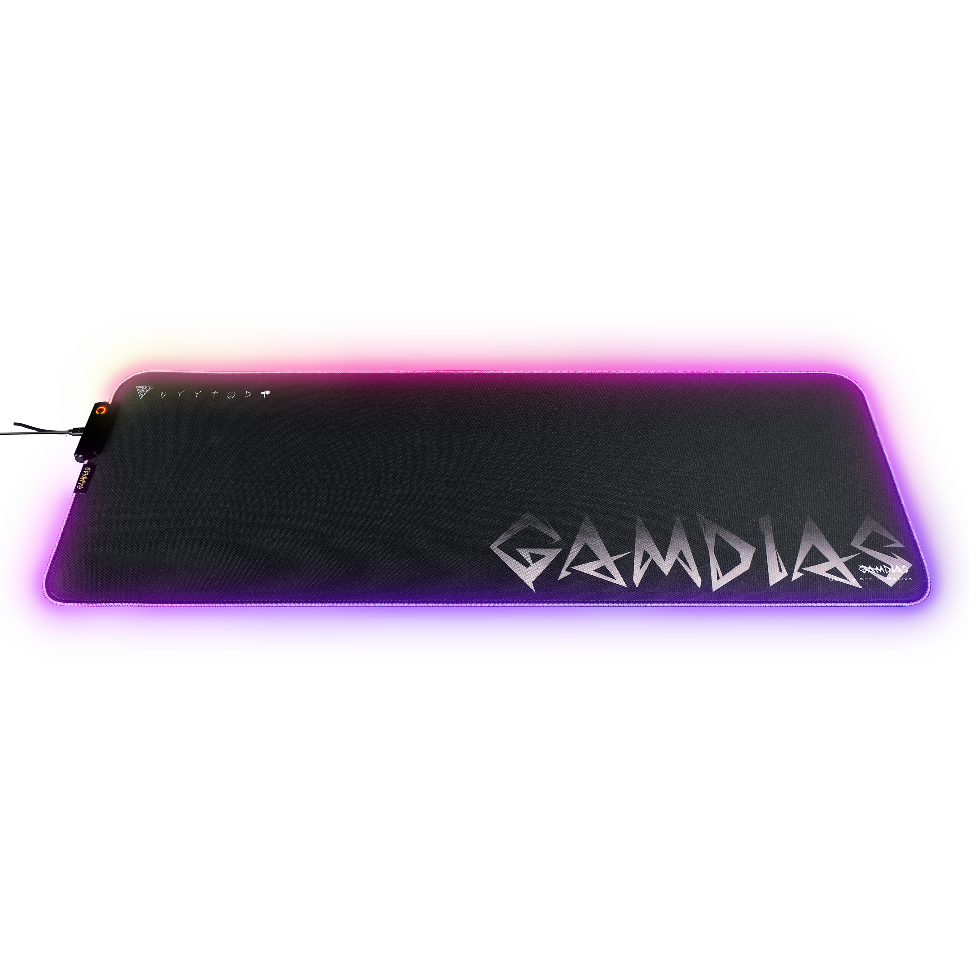 Mouse Pad Gamdias (GD-NYX P3) Gaming Led 7 Colores, Negro