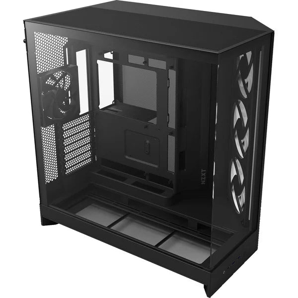 Gabinete NZXT H9 Flow RGB - E-ATX - Negro