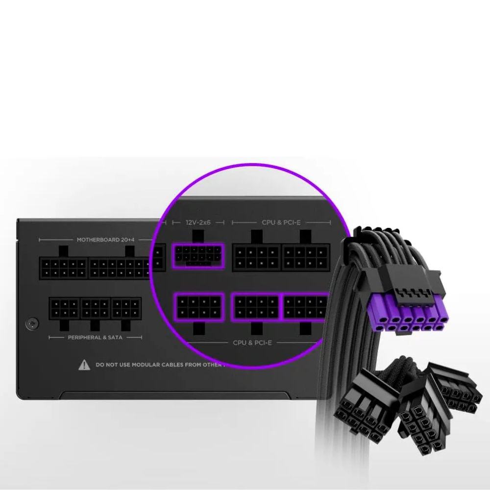 Fuente de Poder NZXT 1000W, 80 PLUS Gold ATX